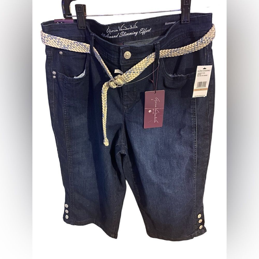 Gloria Vanderbilt capri Jeans NWT